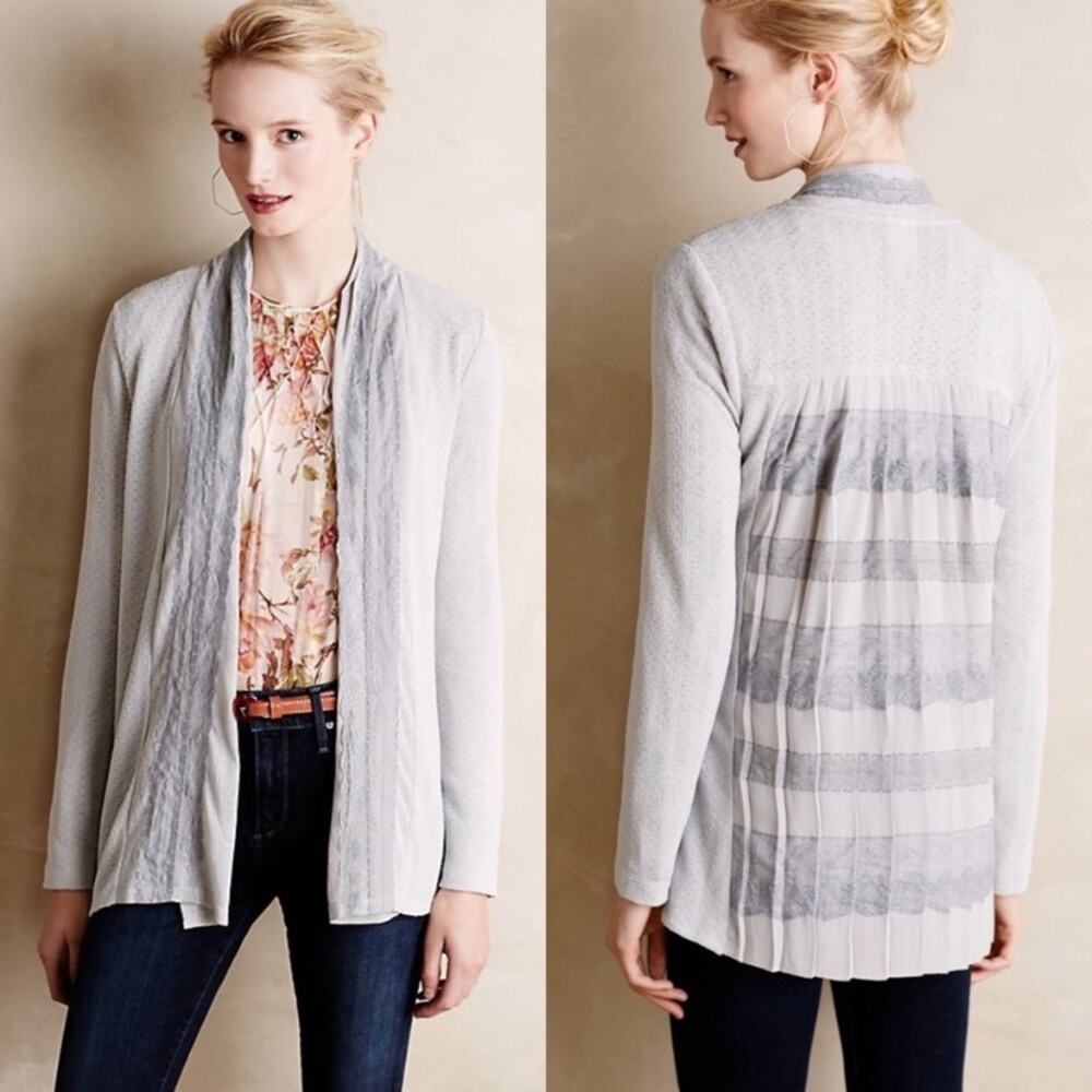 Anthropologie One September gray cardigan
